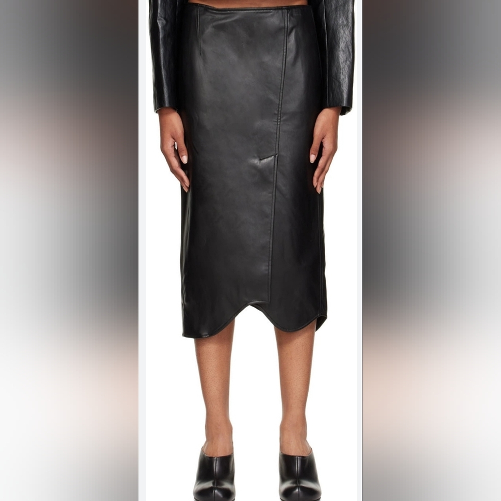 RECTO Faux Leather Skirt $320